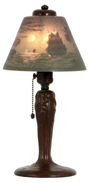 Handel 7 in. Reverse Painted Boudoir Lamp (1 of 10)