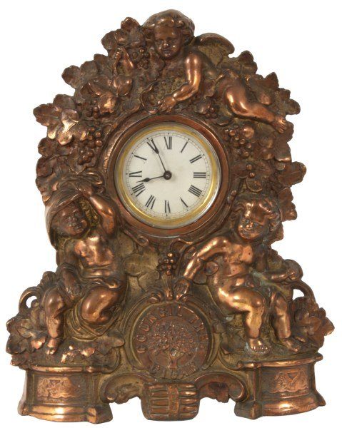 Iron Front Cigar Advertising Mantle Clock (1 of 6)