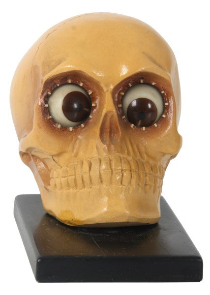 J. Oswald Rolling Eye Skull Clock (1 of 7)