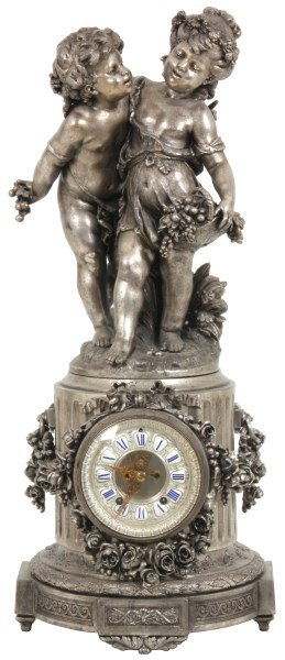 Ansonia Figural Mantle Clock (1 of 10)