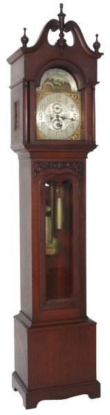 Download W F Evans Mahogany Grandfather Clock Nov 14 2015 Fontaine S Auction Gallery In Ma
