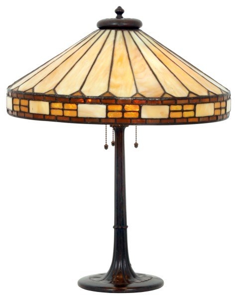 18 in. Duffner & Kimberly Leaded Table Lamp (1 of 10)