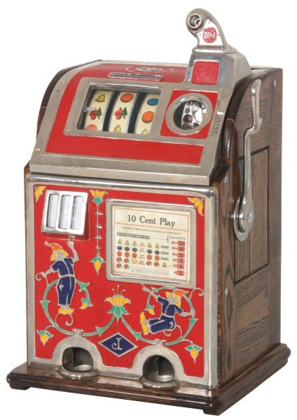 Jennings 10 Cent Dutch Boy Slot Machine (1 of 10)