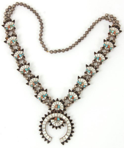 War Bonnet Squash Blossom Necklace (1 of 3)