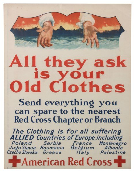 Vintage WWI Red Cross Poster (1 of 4)