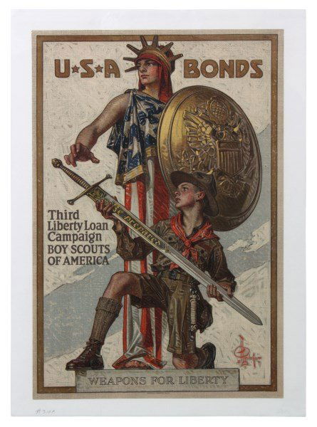 Vintage WWI US Liberty Bond Poster (1 of 6)