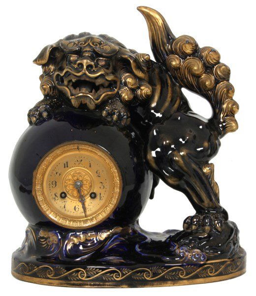 E. Howard & Co. Foo Dog Mantle Clock (1 of 10)