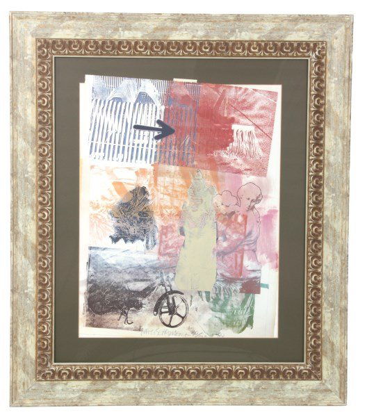 Robert Rauschenberg Hand Signed Lithograph (1 of 5)