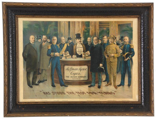 Rare Hoffman House Cigar Litho Advertisement (1 of 10)