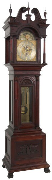 Waltham No. 14 Mahogany Grandfather Clock (1 of 10)