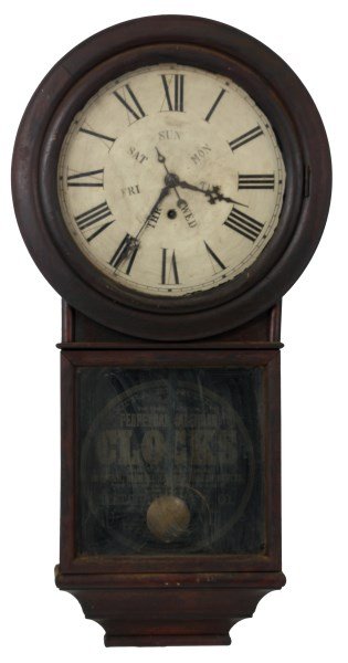 Welch Spring Driven Calendar Wall Clock (1 of 10)