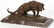 Signed Barye Bronze Dog Sculpture - 3