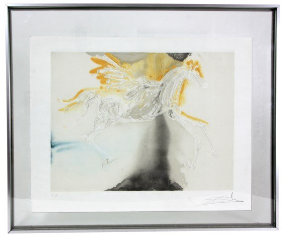 Salvador Dali Embossed Lithograph – Pegasus (1 of 8)