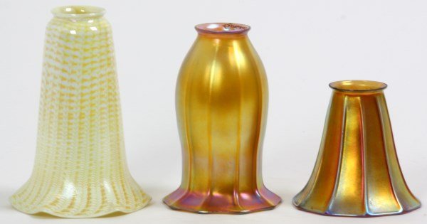 3 Assorted Artglass Shades (1 of 5)