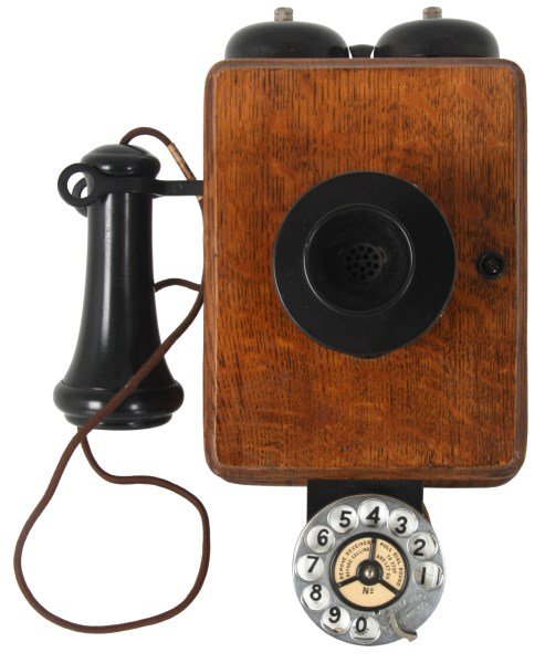 Oak Kellogg Wall Mounted Telephone (1 of 7)