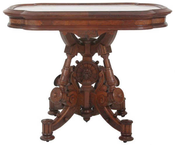 Renaissance Revival Marble Top Table (1 of 10)