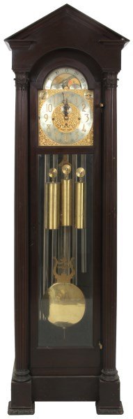 Herschede No. 89 Mahogany Grandfather Clock (1 of 10)