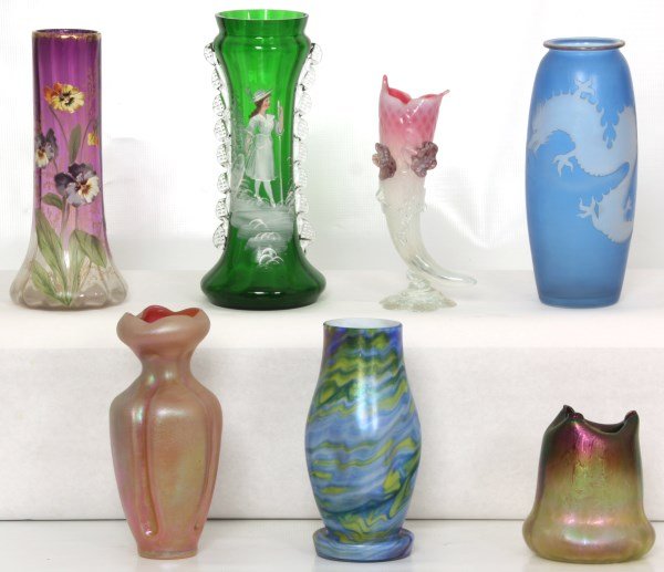 7 Pcs. Assorted Art Glass (1 of 10)