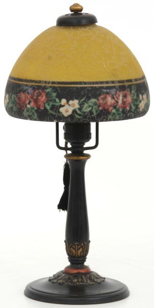 Handel 7 in. Reverse Painted Boudoir Lamp (1 of 10)