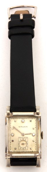 Gruen Curvex Precision 14K Gold Wristwatch (1 of 5)