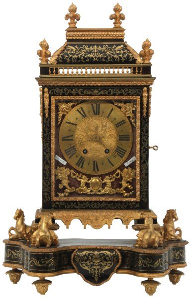 French Boulle & Brass Inlaid Bracket Clock (1 of 10)
