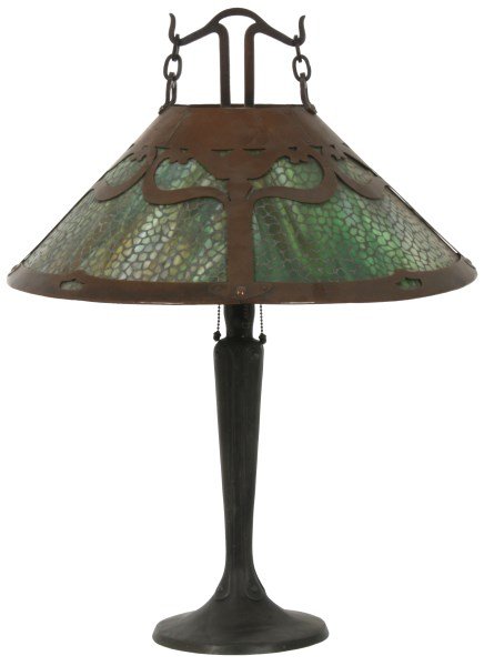 21 in. Handel Arts & Crafts Table Lamp (1 of 10)