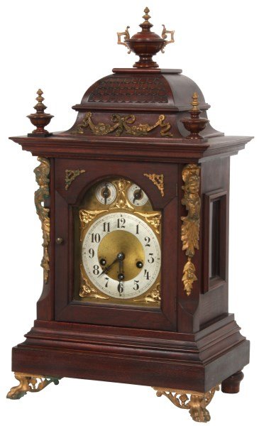 Junghans Mahogany Westminster Bracket Clock (1 of 10)