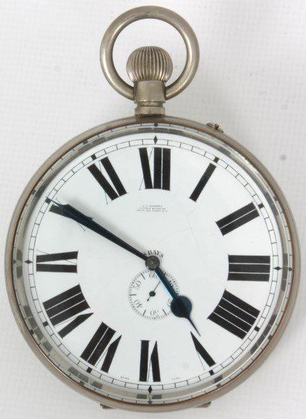 Oversized J.C. Vickery Open Faced Watch (1 of 9)