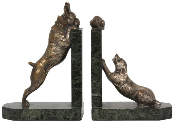 Pr. Signed Becquerel Deco Bookends (1 of 10)