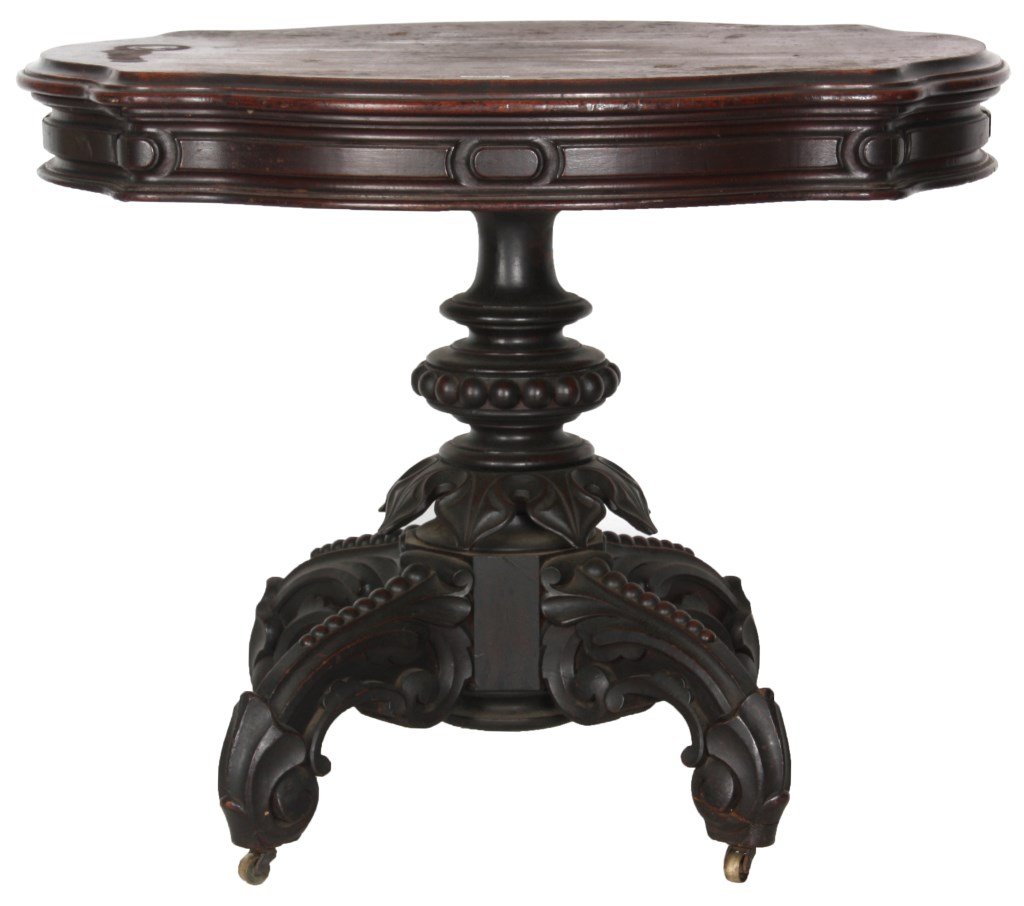 Thomas Brooks Turtle Top Parlor Table (1 of 9)