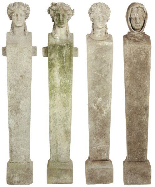 Set of Large Concrete 4 Seasons Pilasters (1 of 10)