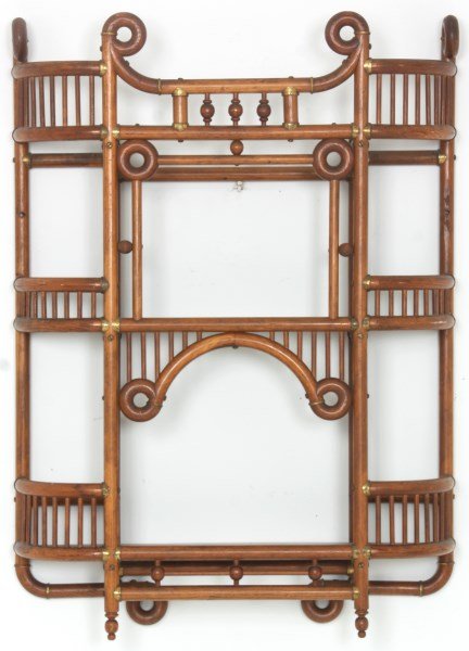 Oak Stick & Ball Wall Shelf (1 of 6)