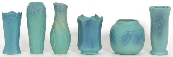 6 Pcs. Van Briggle Pottery Vases (1 of 10)