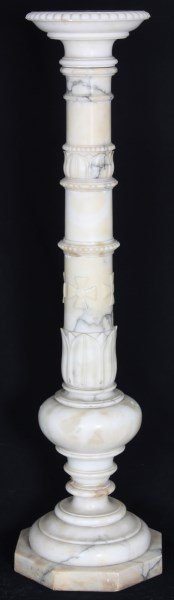 48 in. Carved Marble Pedestal (1 of 7)
