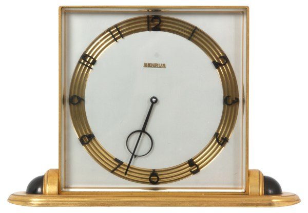 Benrus 8 Day Bronze Desk Clock (1 of 6)