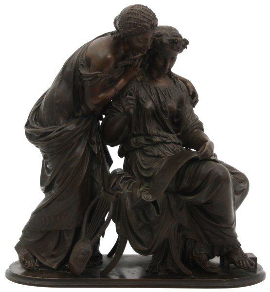 Mathurin Moreau Bronze Sculpture – Music Lesson (1 of 10)