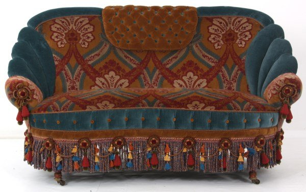 Turkish-Style Victorian Love Seat (1 of 9)