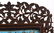Pierced Carved Teak Hall Chair - 4