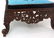 Pierced Carved Teak Hall Chair - 5