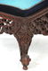 Pierced Carved Teak Hall Chair - 7
