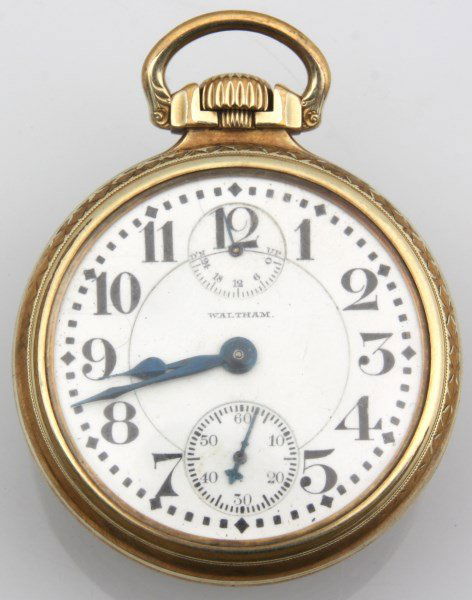 Waltham Gold Filled Open Face Pocket Watch (1 of 3)
