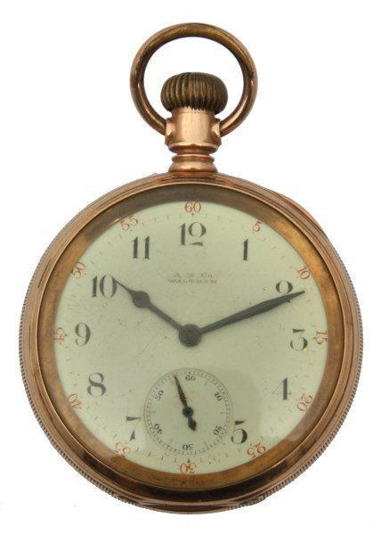 14K Waltham Riverside Pocket Watch (1 of 3)