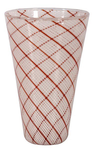 Dino Martens Filigrana Glass Striped Vase (1 of 10)