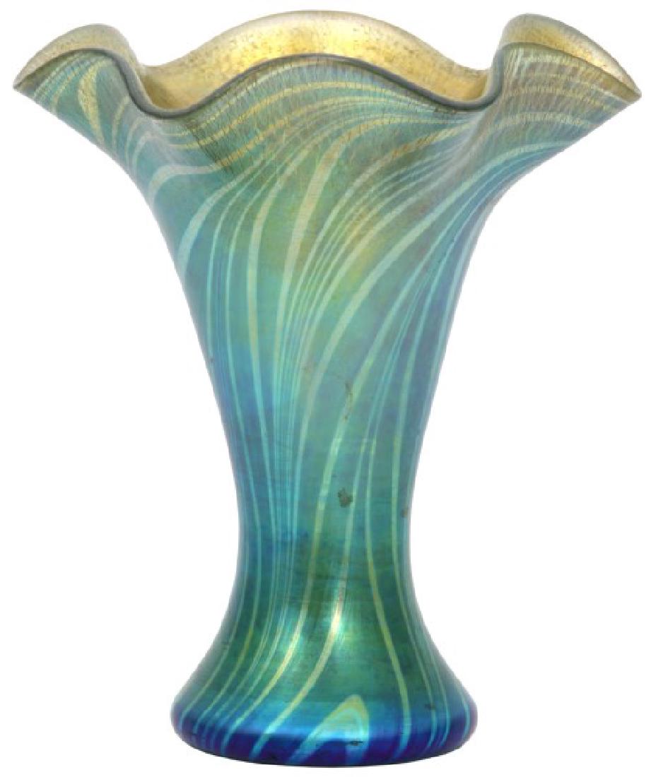Steuben Aurene no. 216 Art Glass Vase (1 of 5)