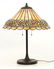 18 in. Unique Leaded Glass Table Lamp - 2