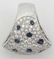18K Cartier Diamond & Sapphire Cocktail Ring - 4