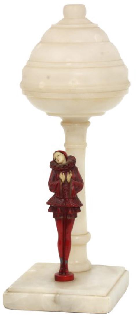 Figural Alabaster Lamp (1 of 10)