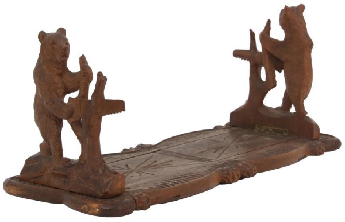 Black Forest Bear Sliding Bookends (1 of 6)
