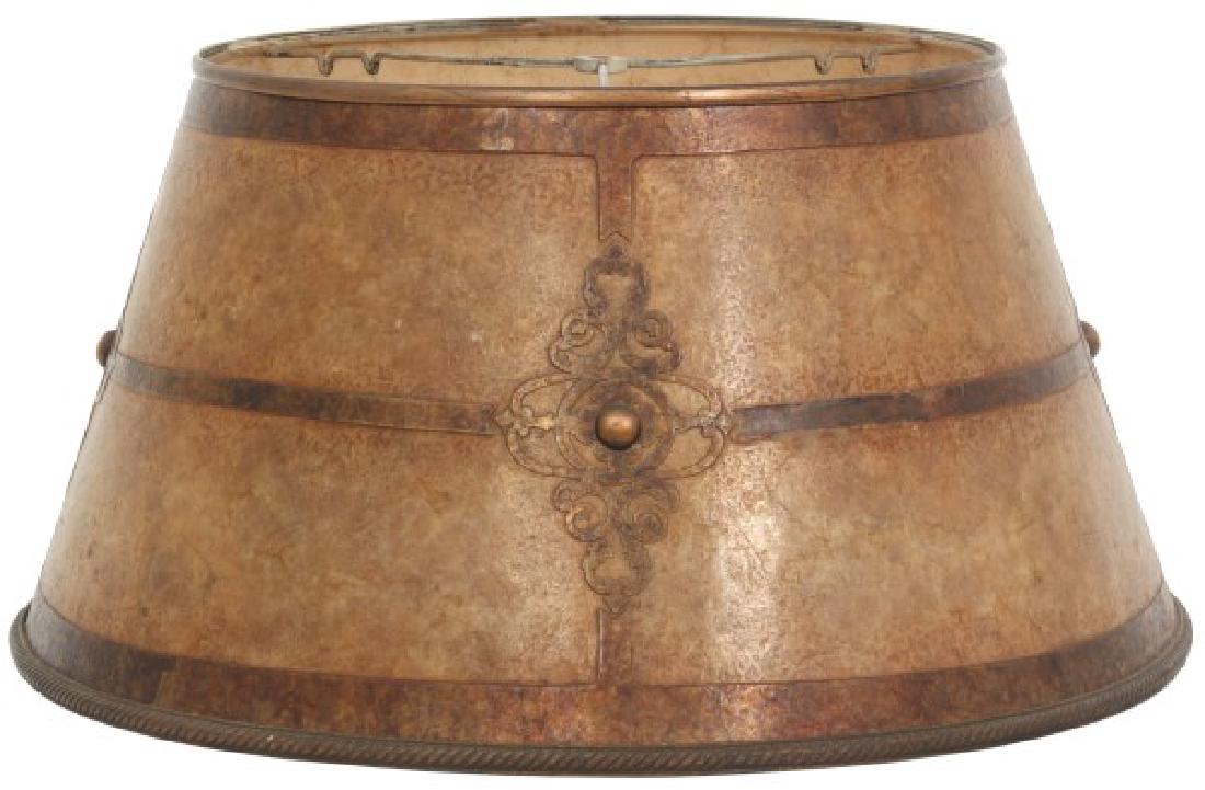 Arts & Crafts Overlaid Mica Lamp Shade (1 of 8)