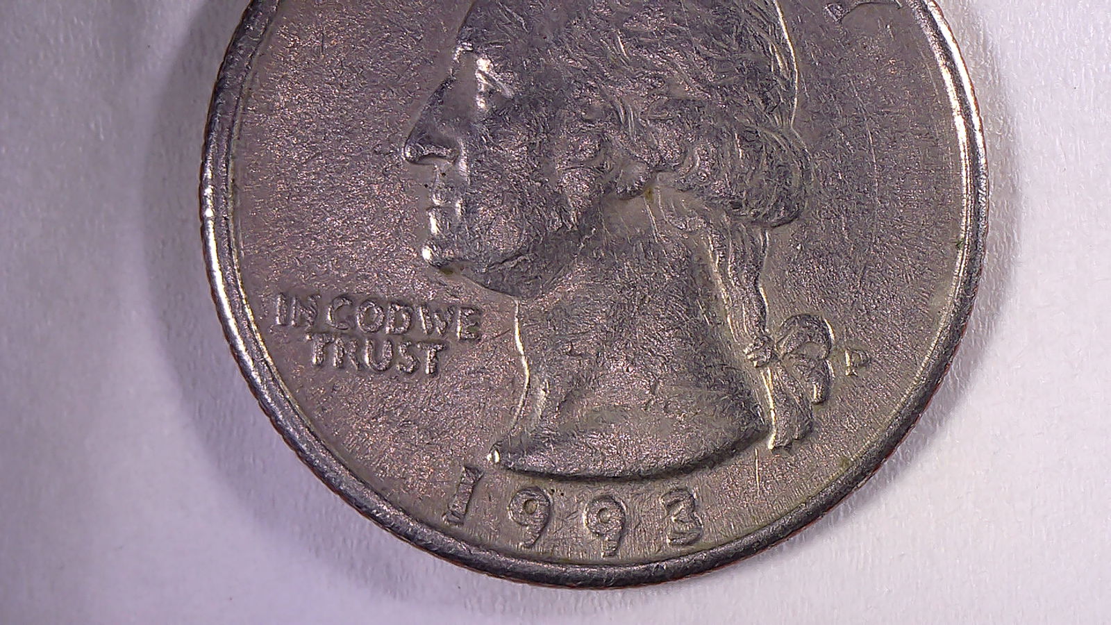 RARE "SUNBURST "1993 -P WASHINGTON QUARTER WITH ERRORS - 4